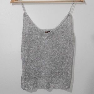 Forever 21 Metallic Top